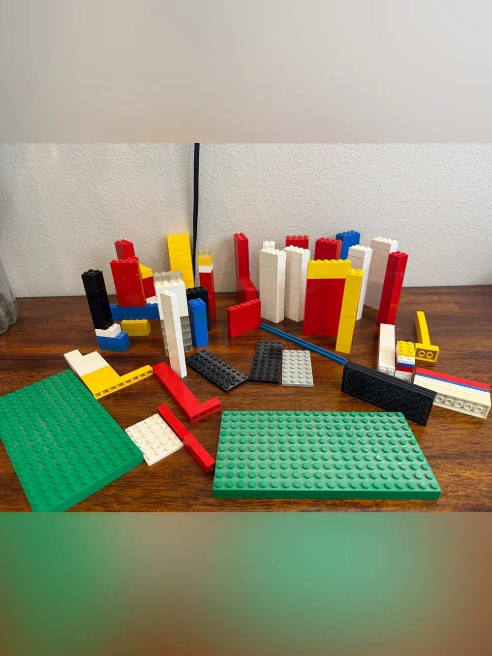 LEGO blocks and figs lot with case